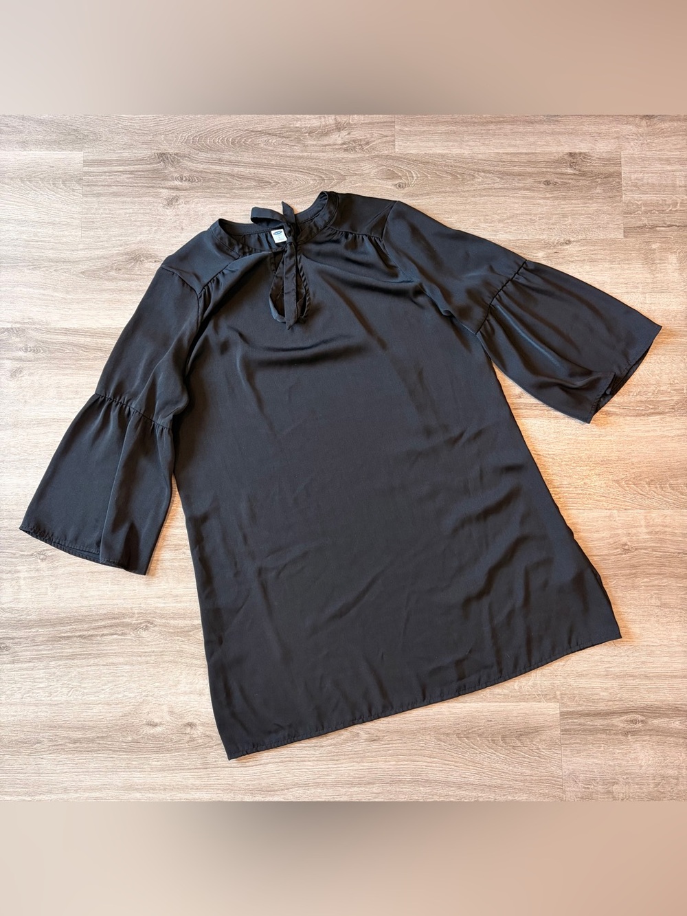 Old Navy black 3/4 sleeve dress